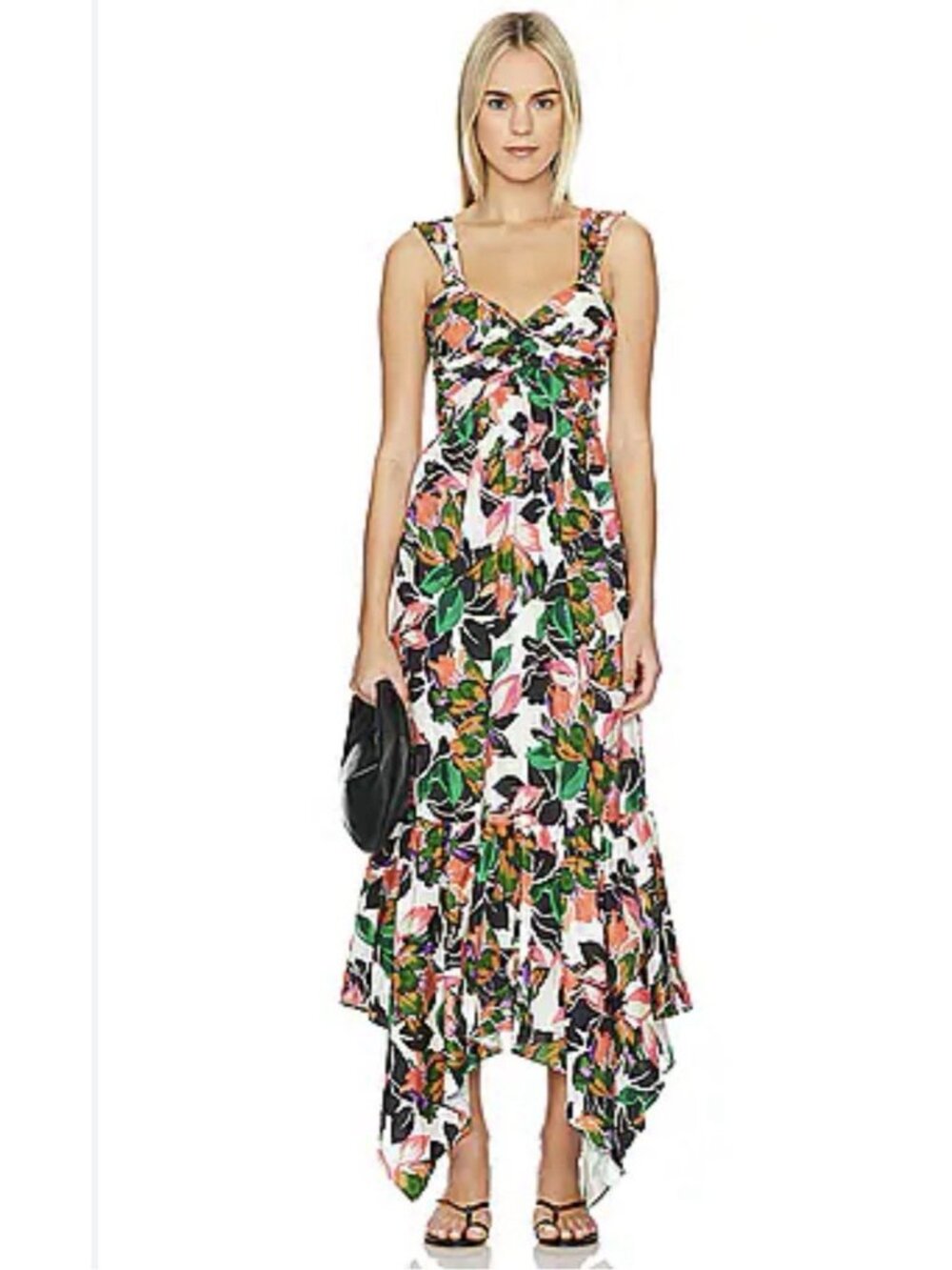MISA Los Angeles Esperanza Floral Midi Dress M Medium NWT $425